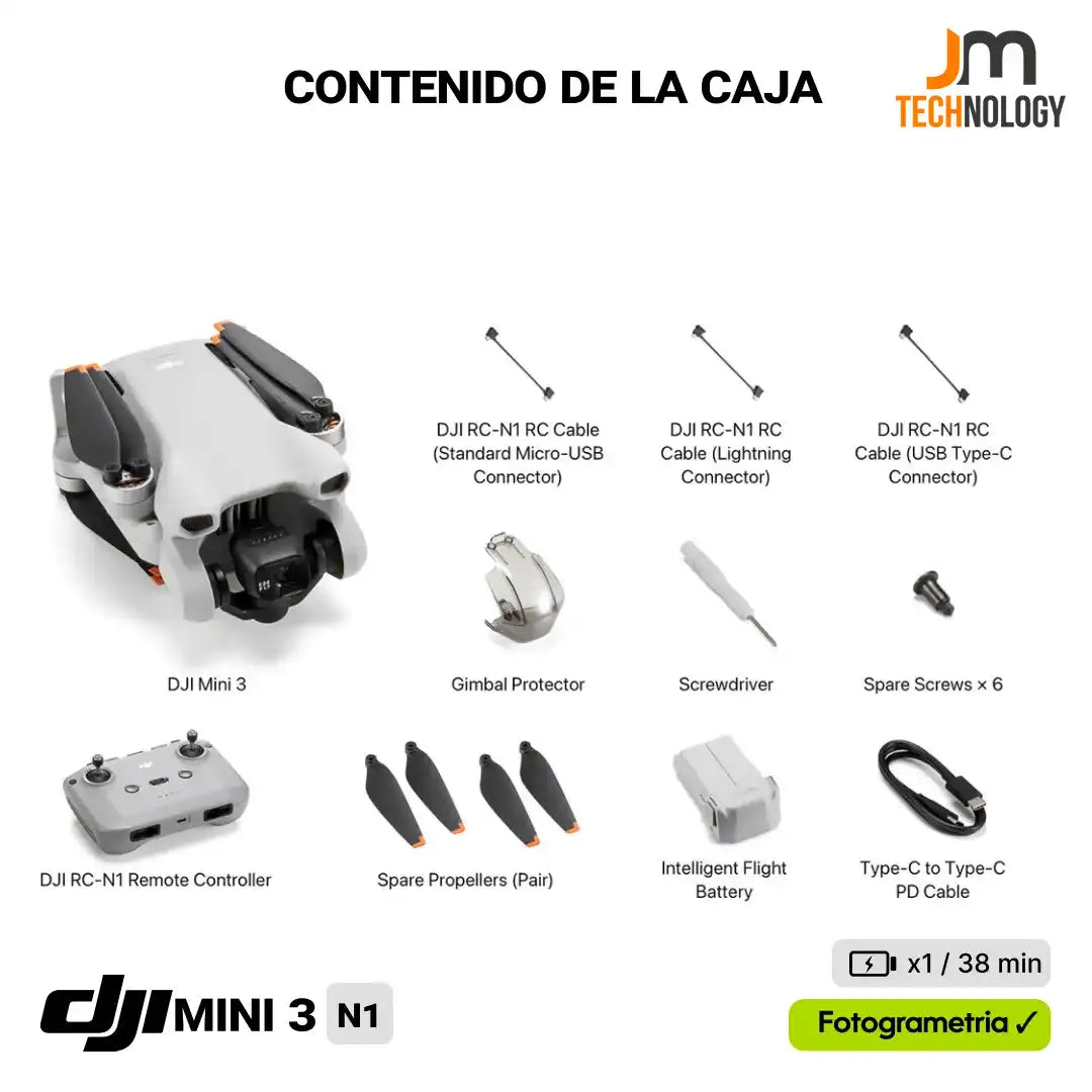 Dron DJI Mini 3 RC-N1 4K