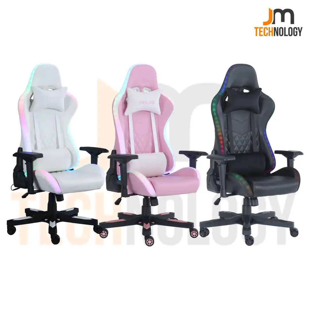 Silla Gamer FoxLab RGB Reclinable Apoya Brazos 4D