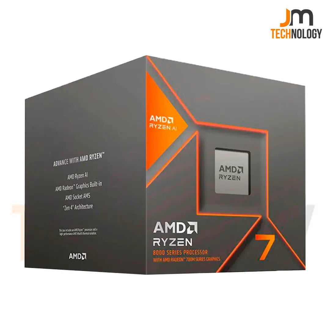 Procesador AMD Ryzen 7 8700G 5.0Ghz 8 Núcleos 16 Hilos 16MB 65W AM5 Radeon 780M