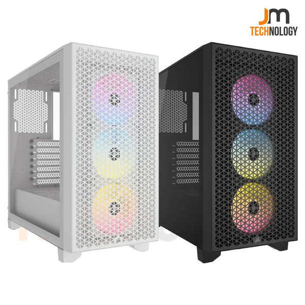 Case Corsair 3000D Airflow ATX RGB 3 Fans – JM Technology Ec | Tienda ...