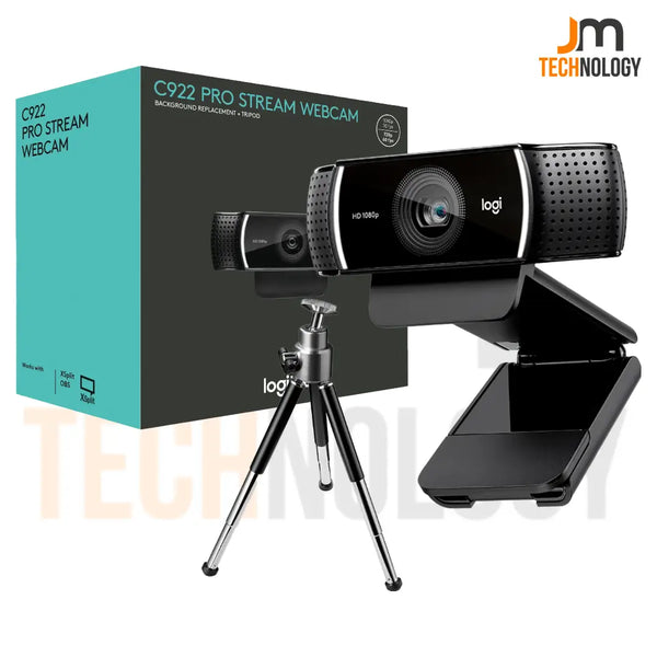 Cámara Web Logitech C922 PRO HD 1080p 60fps Tripode – JM Technology Ec ...
