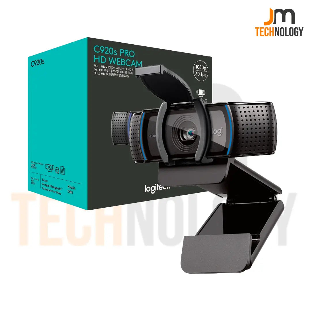 Cámara Web Logitech C920s PRO HD 1080p