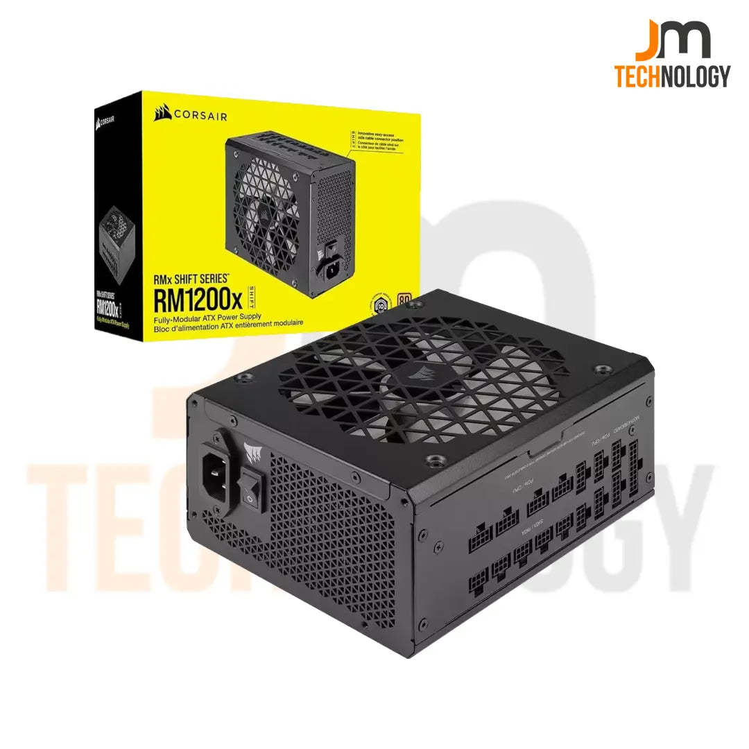 Fuente De Poder 1200W Corsair RM1200x Shift 80+ Gold Modular