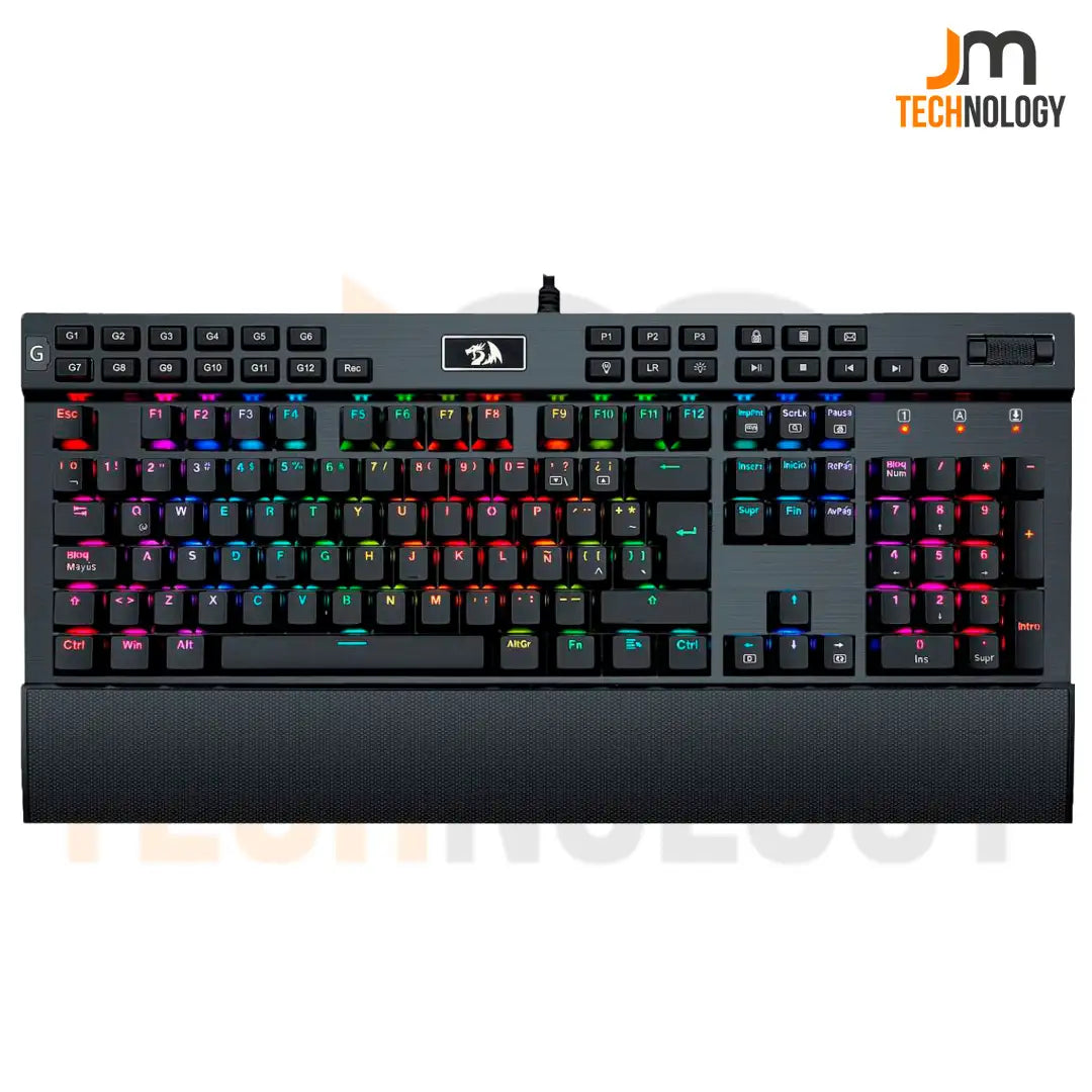 Teclado Mecanico Redragon Yama K512 RGB Macros Programables Gamer Switch Purple